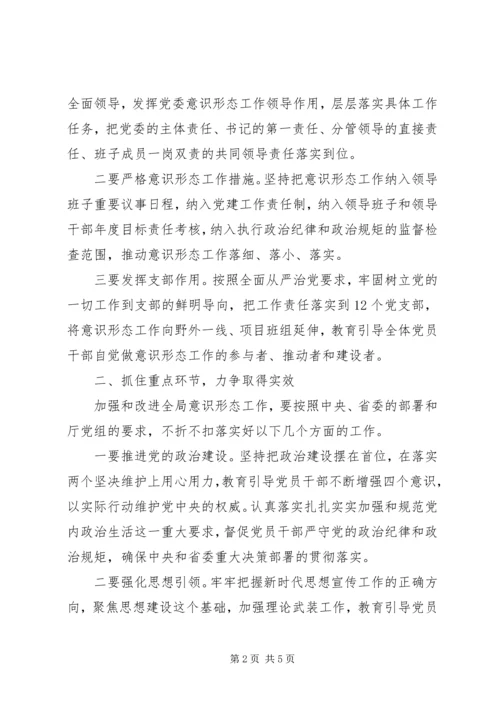 在全局意识形态工作推进会上的讲话.docx