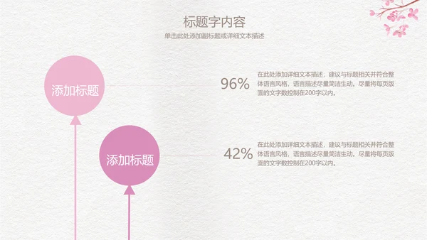 精美手绘复古玫瑰花ppt动态模板