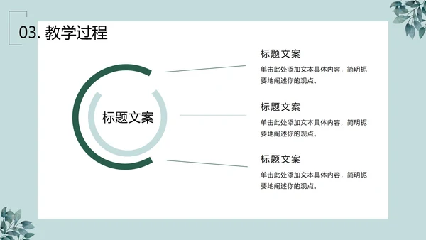 绿植清新PPT模板