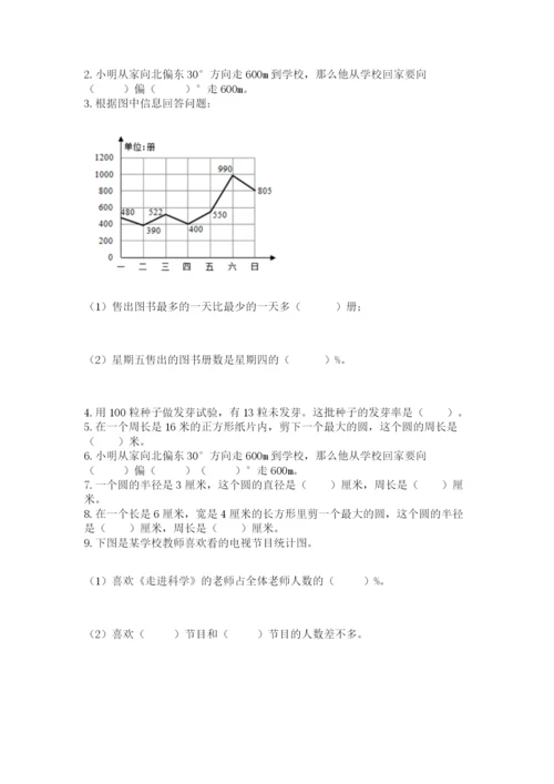 2022六年级上册数学期末考试试卷及答案【历年真题】.docx