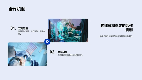 医疗企业合作篇章PPT模板