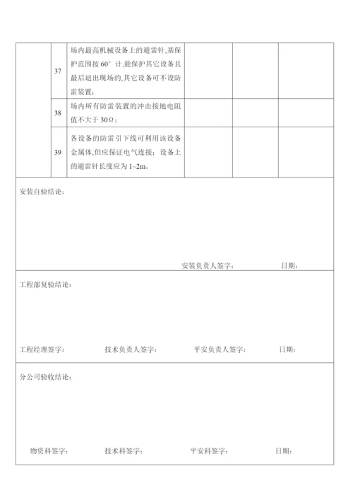 XXXX年建安龙门架验收表格.docx