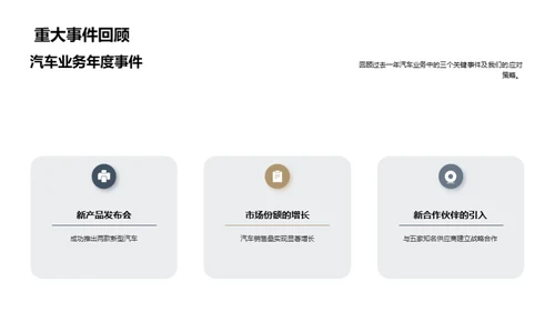 汽车业务崭新篇章