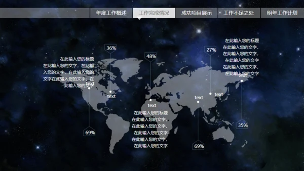 动感星球宇宙星空片头科技公司通用PPT模板