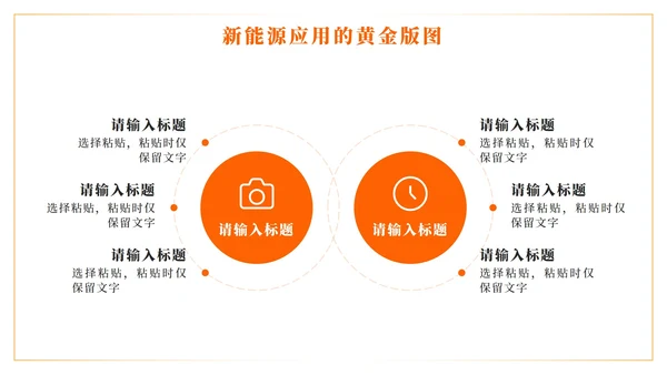 橙色科技风新能源创业创新计划书PPT模板