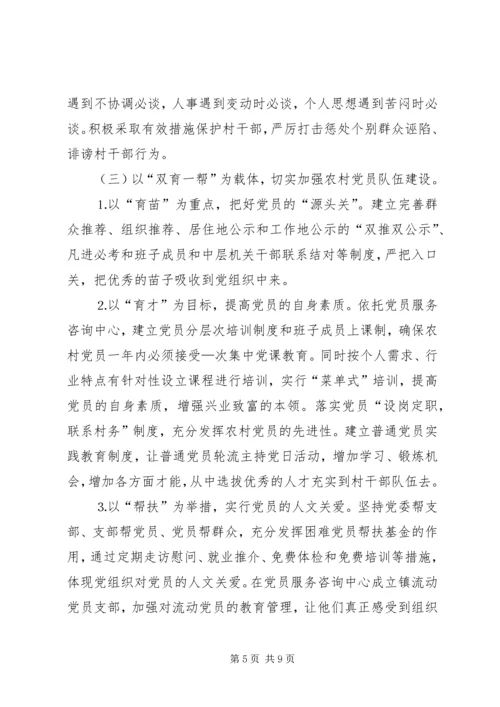 镇关于加强农村基层党组织建设的实施方案 (3).docx