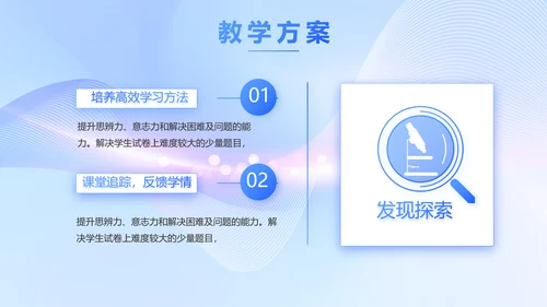 蓝色大气信息化教学设计动态PPT模板