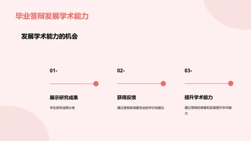 粉色插画毕业答辩指导PPT模板
