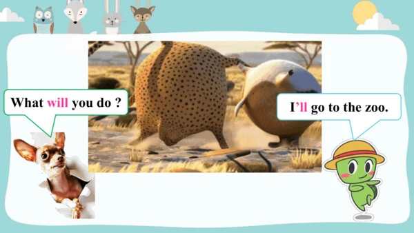 Module3Unit 1 We'll go to the zoo.课件(共34张PPT)