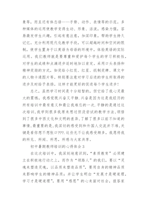 初中暑期教师培训的心得体会_3.docx