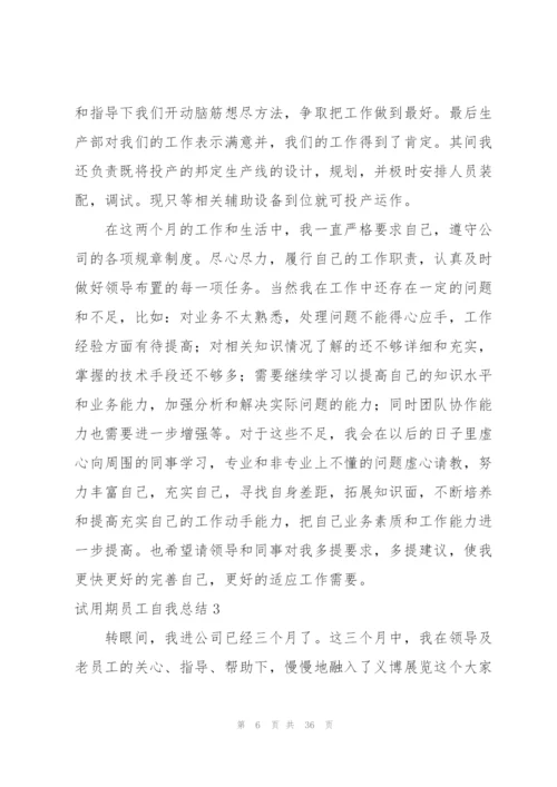 试用期员工自我总结.docx