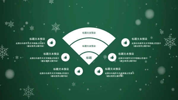 浪漫雪花西方圣诞节活动策划通用PPT模板