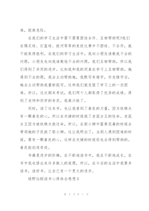 绿野仙踪读书心得体会感想.docx