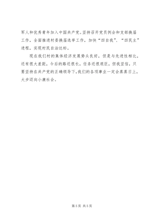 村党支部个人事迹材料.docx