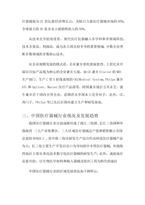 中国医疗器械行业分析.docx