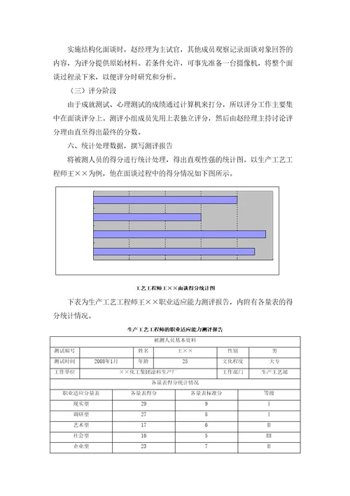 生产人员素质测评