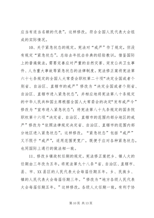 学习宪法修正案心得体会 (2).docx