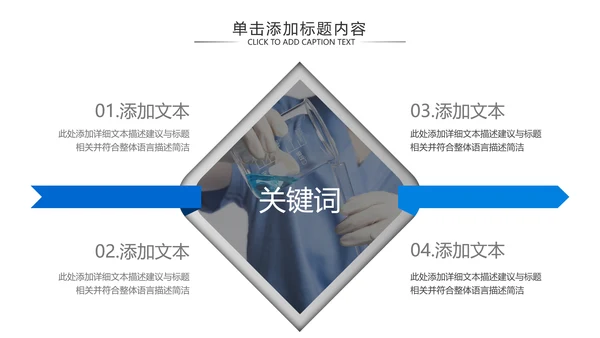 化学实验医疗科技实验室工业科研PPT模板