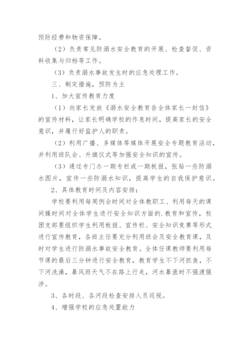 学校防溺水工作应急预案.docx