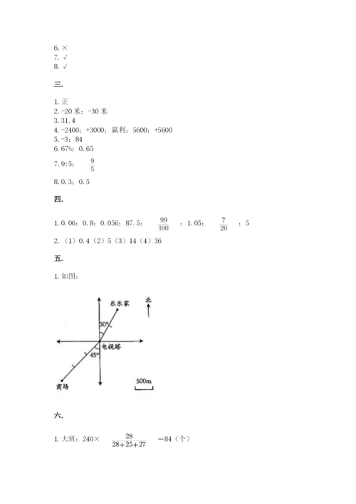 黑龙江【小升初】2023年小升初数学试卷含答案（综合题）.docx