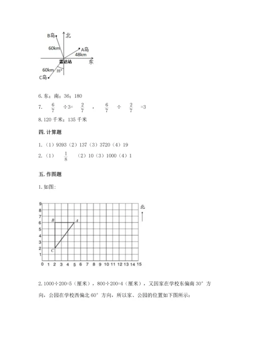 人教版六年级上册数学期中测试卷（名校卷）.docx