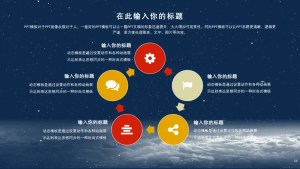 欢渡中秋喜迎国庆通用PPT模板