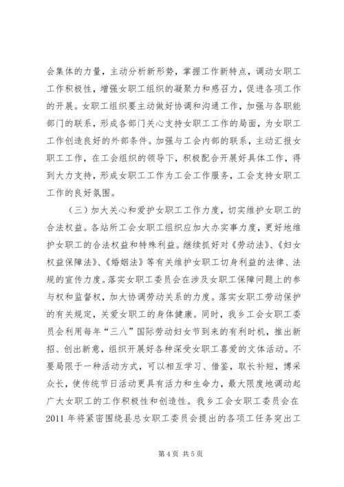 乡镇工会女职工委员会工作总结.docx