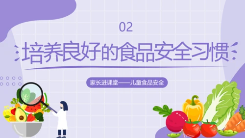 食品安全幼儿园主题班会家长会PPT课件家长进课堂
