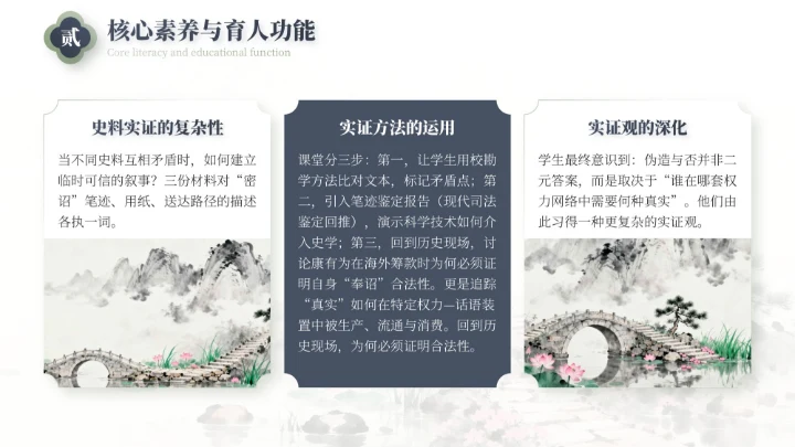 水墨中国风国庆历史课堂专题讲座PPT模板