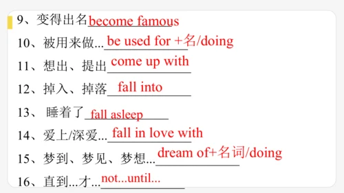 Unit 6 When was it invented?单元复习课件【人教（2024秋）九全英语】
