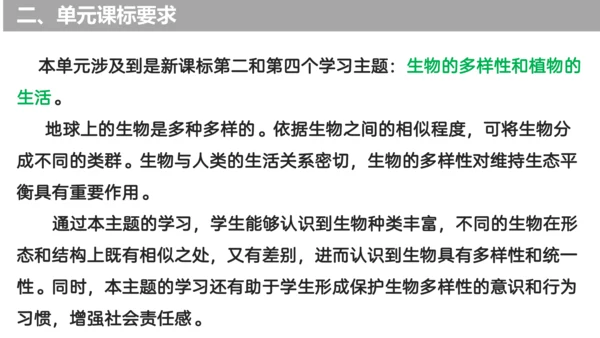 第三单元 生物圈中的绿色植物（单元解读课件）-七年级生物上册同步备课系列（人教版）