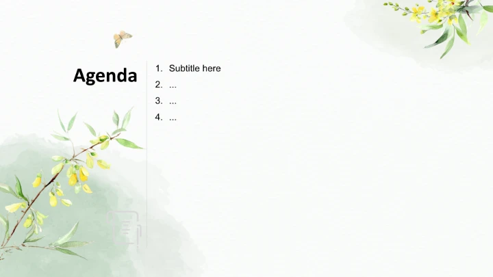 二十四节气立春PPT主题