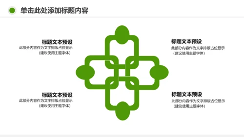 扁平化绿色低碳环保公益生态文明PPT模板