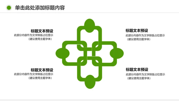 扁平化绿色低碳环保公益生态文明PPT模板