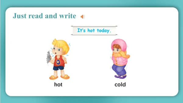 Unit 4  How's the weather today Lesson 21 - Lesson