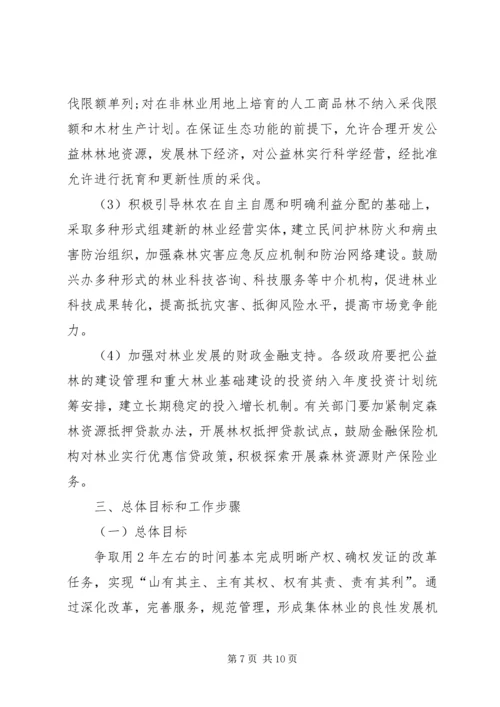 集体林权制度改革实施方案 (5).docx