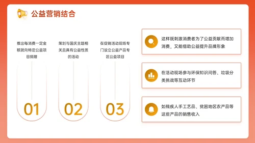 橙红色3D关于国庆促销活动策划PPT模板