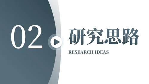 现代简约几何高级感学术论文毕业答辩PPT模板