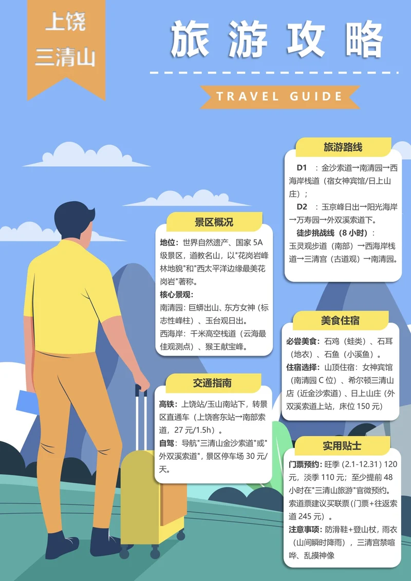 上饶三清山旅游攻略
