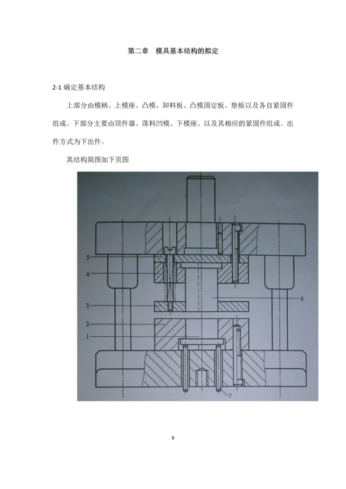 下顶出落料模设计.docx