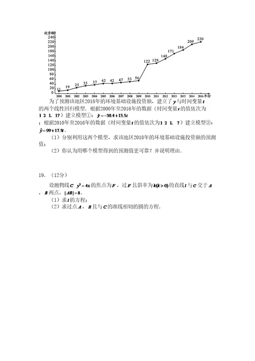 高考全国卷Ⅱ理科数学精选文档