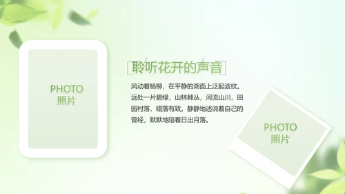 遇夏文艺小清新工作总结汇报动态PPT