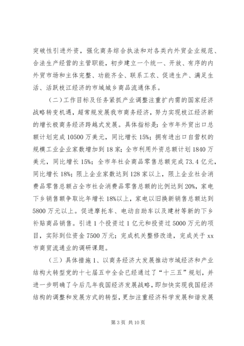 商务工作情况汇报材料 (2).docx