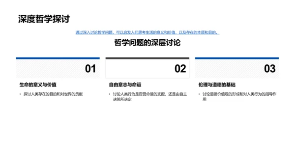 哲学研究答辩导引PPT模板