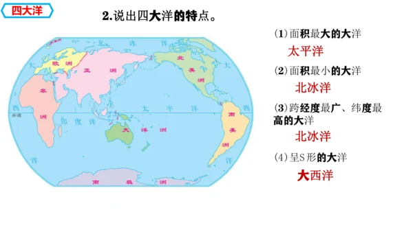 3.1  大洲和大洋 （课件27张）-人教版（2024）七年级上册