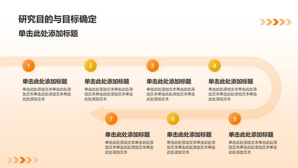 橙色几何风论文答辩PPT模板