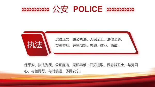 忠诚铸警魂护航新征程公安警察动态PPT模板