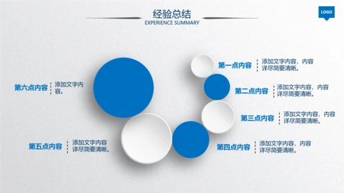 2020蓝色工作汇报述职年终总结PPT