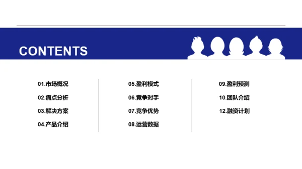 紫色插画互联网科技商业计划书PPT案例