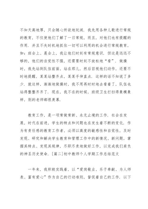 初中教师个人学期工作总结范文.docx